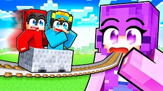 We're TRAPPED Inside Zoey In Minecraft!