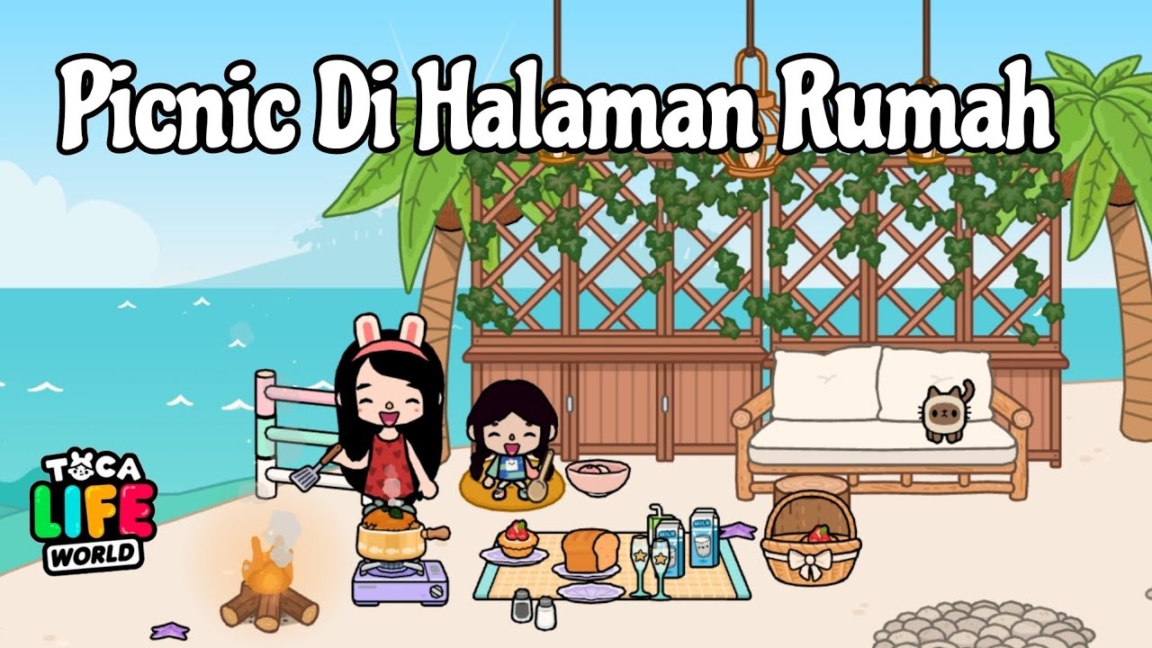 Picnic di Halaman Rumah Drama Toca Life World Toca Boca Indonesia