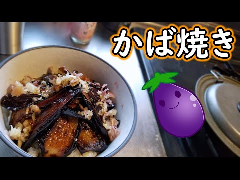 うなぎの代わりになるのだろうか！【茄子のかば焼き】