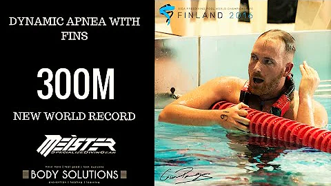 300M UNDERWATER SWIM ON A SINGLE BREATH | FREEDIVI...