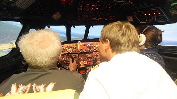 SE210 Caravelle Simulator  - over lake Chiemsee