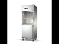 Vegetables, Dairy Products and Frozen Food Storage Upright Freezer for Your Restaurant Kitchen