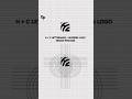 H + C Lettermark | Modern Logo Design Process in Adobe Illustrator | Illustrator Tutorial#shorts