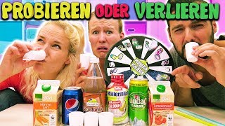 KAROTTEN COLA! EKLIGE DRINKS MIXEN +TRINKEN Probieren oder Verlieren Challenge KAAN VS KATHI VS NINA screenshot 2