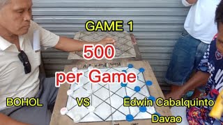 Edwin cavalquito DAVAO VS NO 1 BOHOL Jose 500 per game #dama #checkers #viral screenshot 5