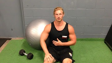 External Rotation on Swiss Ball