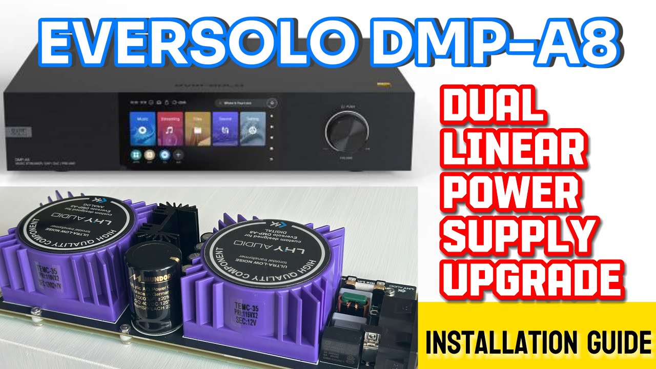 Dual Linear Power Supply LPS Upgrade for Eversolo A8 