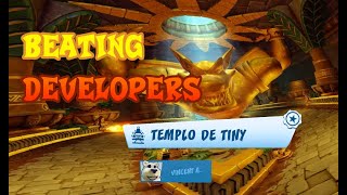 CTR:NF; Tiny Temple (1:40:10) PB. Beating Developers