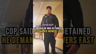 Cops Detained Him Then He Demanded A Sergeant 🔥
