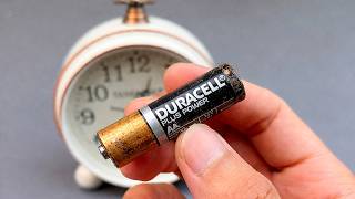 Few Know! Just Use This Trick and Old AA Batteries Can Be Used Again!
