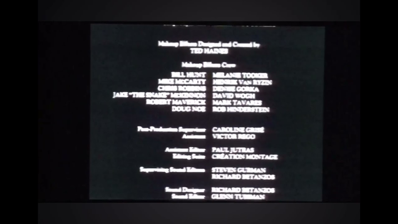 Frankenstein And Me Credits