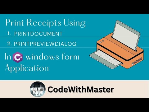 How to print Receipts using Printpreviewdialog and Printdocument in C# windows form