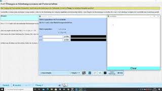 Mathe Klasse 8 K3_4_3 Übungen zu Gleichungssystemen mit Formvariablen www.KLSoft.de screenshot 2