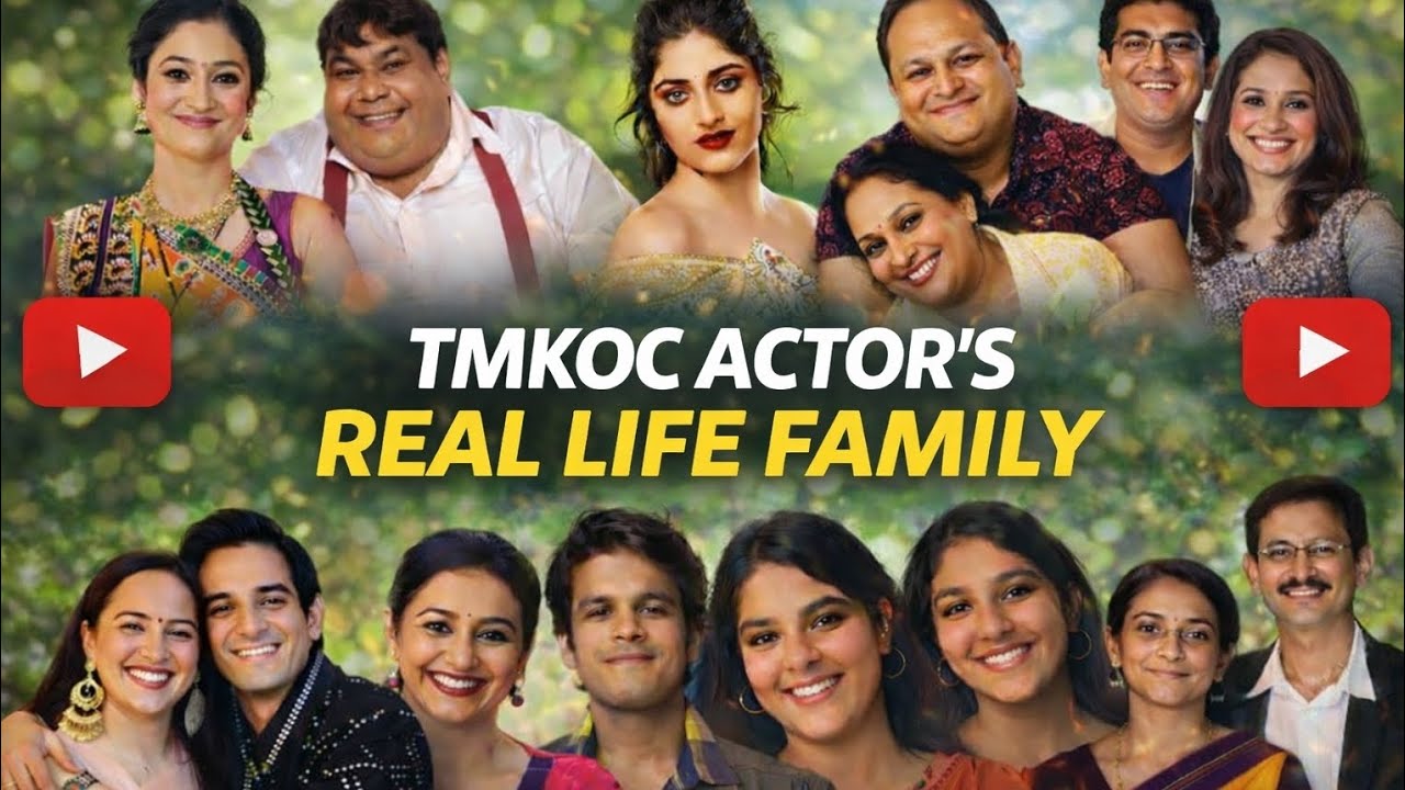 Tmkoc carecter real life family 💖