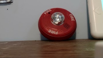 System Sensor PC2R Horn Strobe Demo (Broken Strobe)