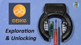 (picking 604) oBike bicycle lock explored and unlocked (kind of picking)