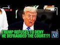 Trump in TAILSPIN and REFUSES to Comply with “FRAUD ON THE COURT” Order!!!