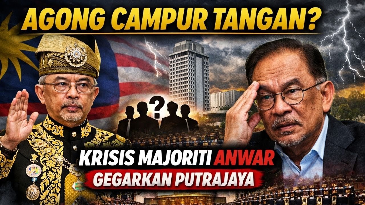 Agong Campur Tangan? Krisis Majoriti Anwar Gegarkan Putrajaya