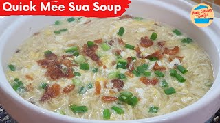 Noodle Soup Recipe: Quick & Simple Mee Sua Soup with Eggs screenshot 2