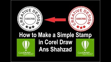 How to Make a Simple Stamp in Corel Draw – Ans Shahzad