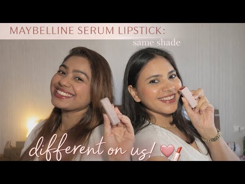 Reviewing the new launched MAYBELLINE SERUM lipsticks *UNSPONSORED*