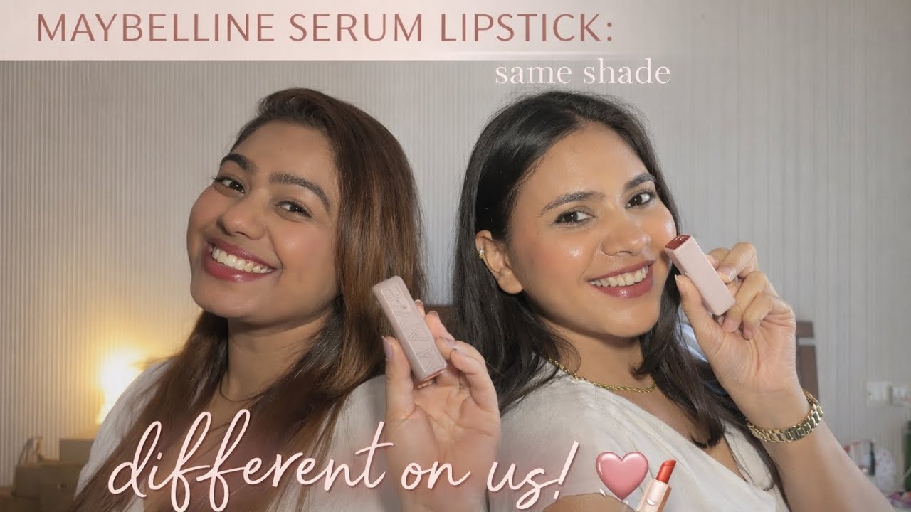 Reviewing the new launched MAYBELLINE SERUM lipsticks *UNSPONSORED* 