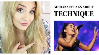 ARIANA GRANDE Talks About Vocal Technique/Vocal Coach reacts