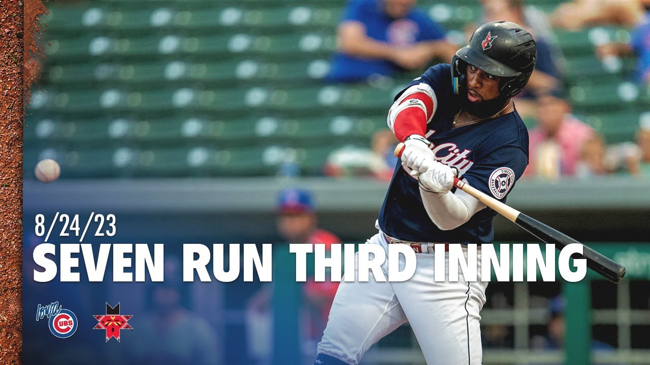 Seven Run Third Inning - 8/24/23 - YouTube