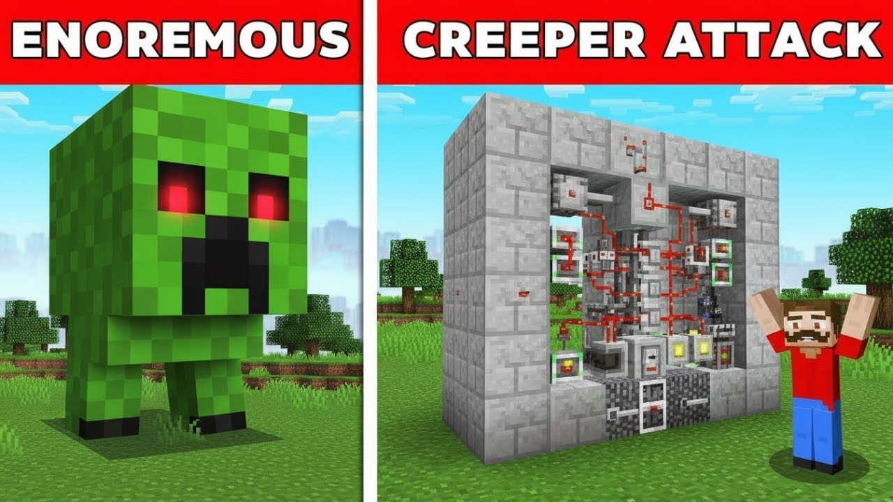 Giant Creeper Mod in Minecraft - YouTube