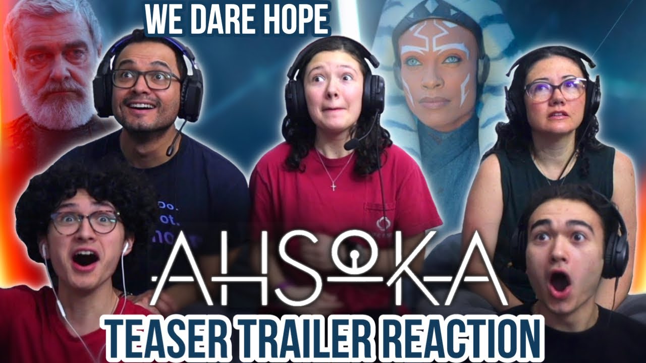 AHSOKA TEASER TRAILER REACTION! Disney+ MaJeliv Reactions We Dare Hope! YouTube
