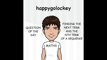 Finding the nth term of a linear sequence maths question of the day GCSE revision 2020 Specimen p2