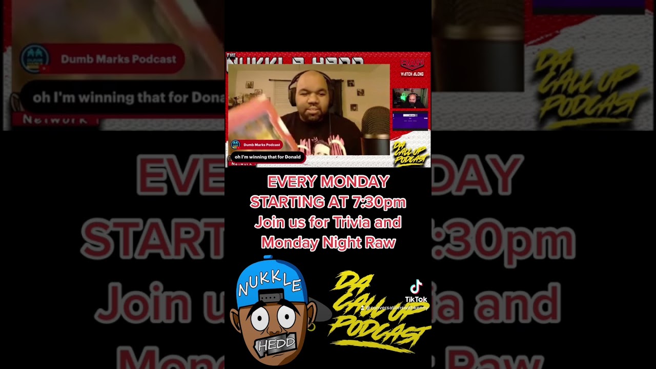 MONDAY NIGHT RAW AND TRIVIA 