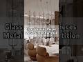 Crystal Pendant Screen Partition #metal #screen #custom #decor #factory