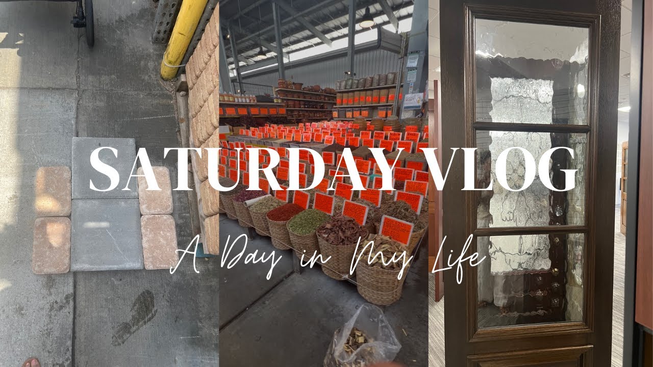 A Day in My Life| Houston Farmers Market, Door Shopping, Lunch and Lowe's