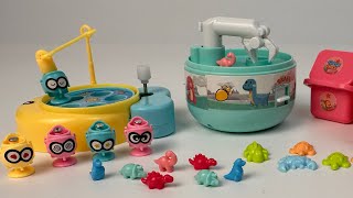 9 Minutes Satisfying with Unboxing Super mini Fishing and Catch Claw Machine ASMR | Review Toys