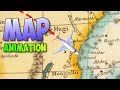 Travel map animation tutorial in Davinci Resolve 14 (Indiana Jones style)