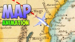 create animated travel map