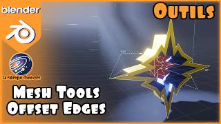 Tuto Blender FR n°128: Outils - Mesh Tools - Offset Edges #blendertutorial #blendertricks