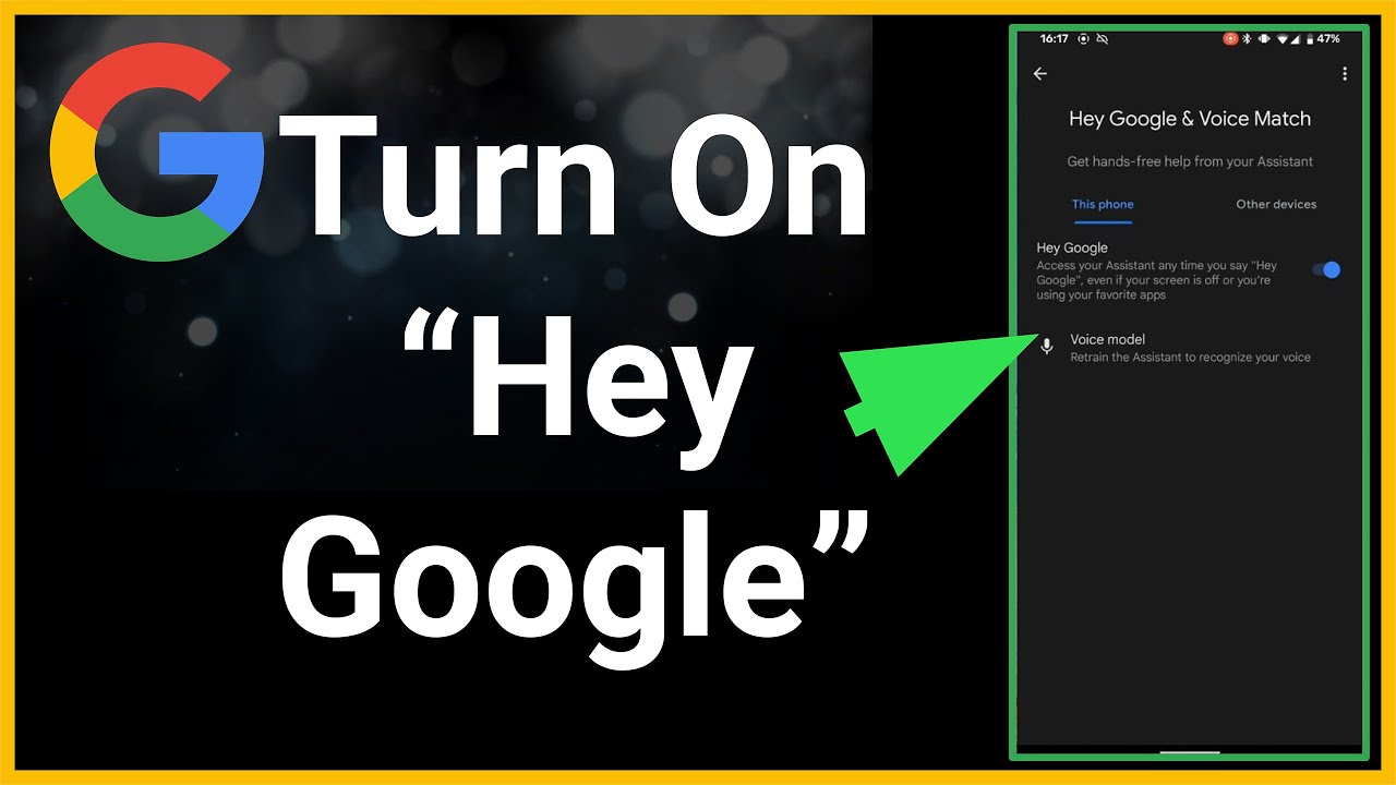How To Set Up Hey Google On Android Phone 