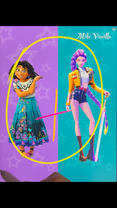 Mirabel from Encanto transforms into Rumi | KPop Demon Hunters Glow Up #kpopdemonhunters