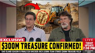 Oak Island Season 13 Finale E20 SHOCKER: Rick legina Team Strikes $300M Treasure Field!