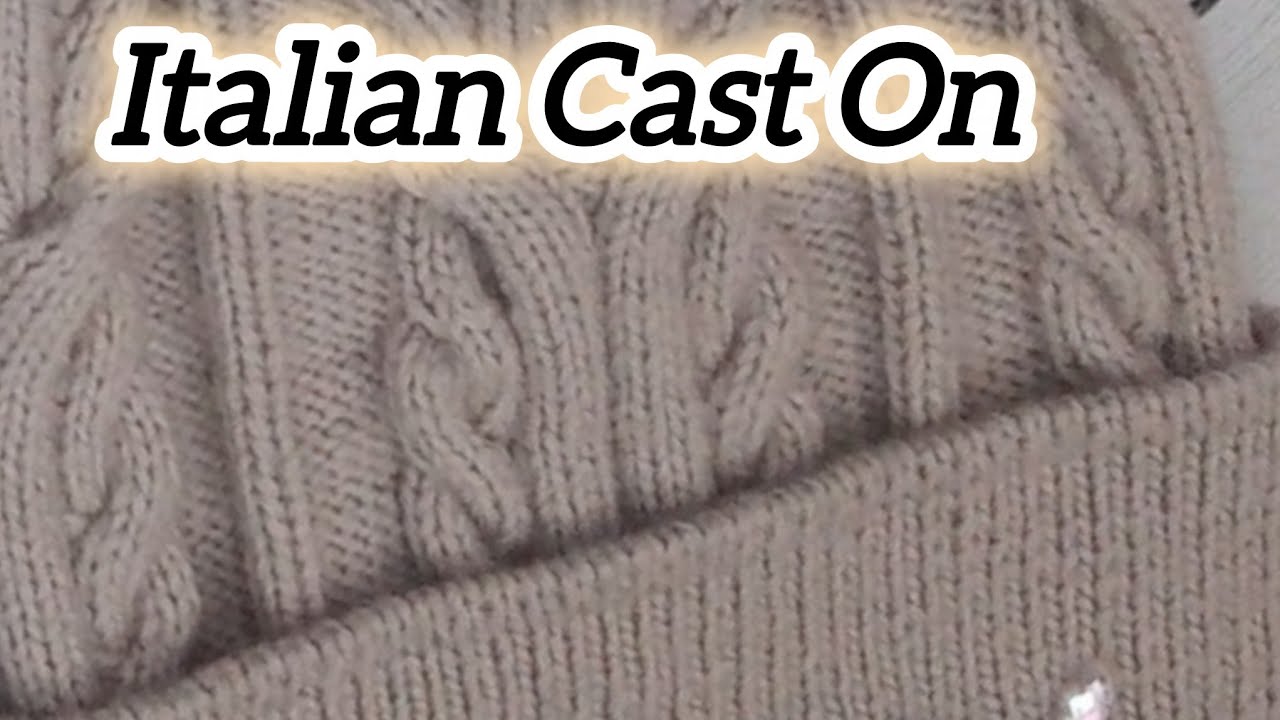 Store-Bought Edge for Ribbing (Italian Cast On)✨🔥🧶