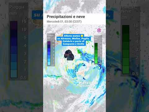 Video Allerta meteo per la giornata di oggi #31marzo