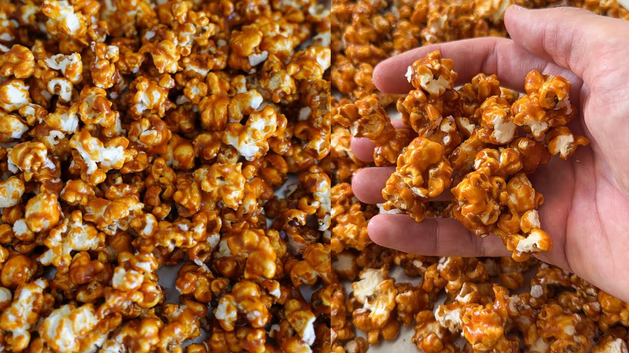 PIPOCA DOCE CARAMELIZADA IGUAL DE CINEMA | SEQUINHA E CROCANTE