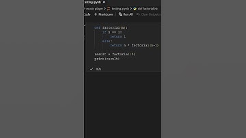 What is recursive function ?? | Python #shorts