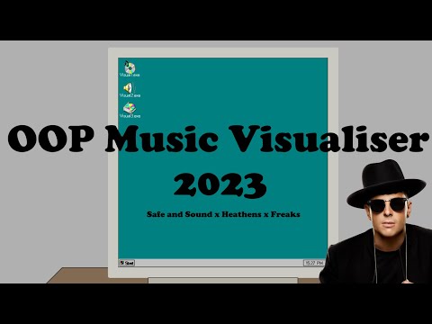 Safe and Sound & Heathens & Freaks OOP Processing Music Visualiser 2023
