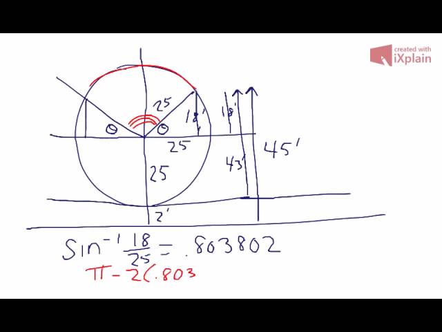 Ferris Wheel Trigonometry Problem Youtube