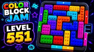 Color Block Jam Level 551 Walkthrough | Step by Step Solution