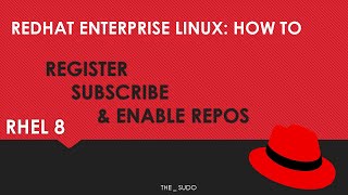RedHat Enterprise Linux: How to Register, Subscribe, and Enable Repos on a RHEL server. screenshot 1