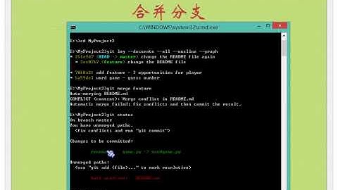 S1E8合并和删除分支